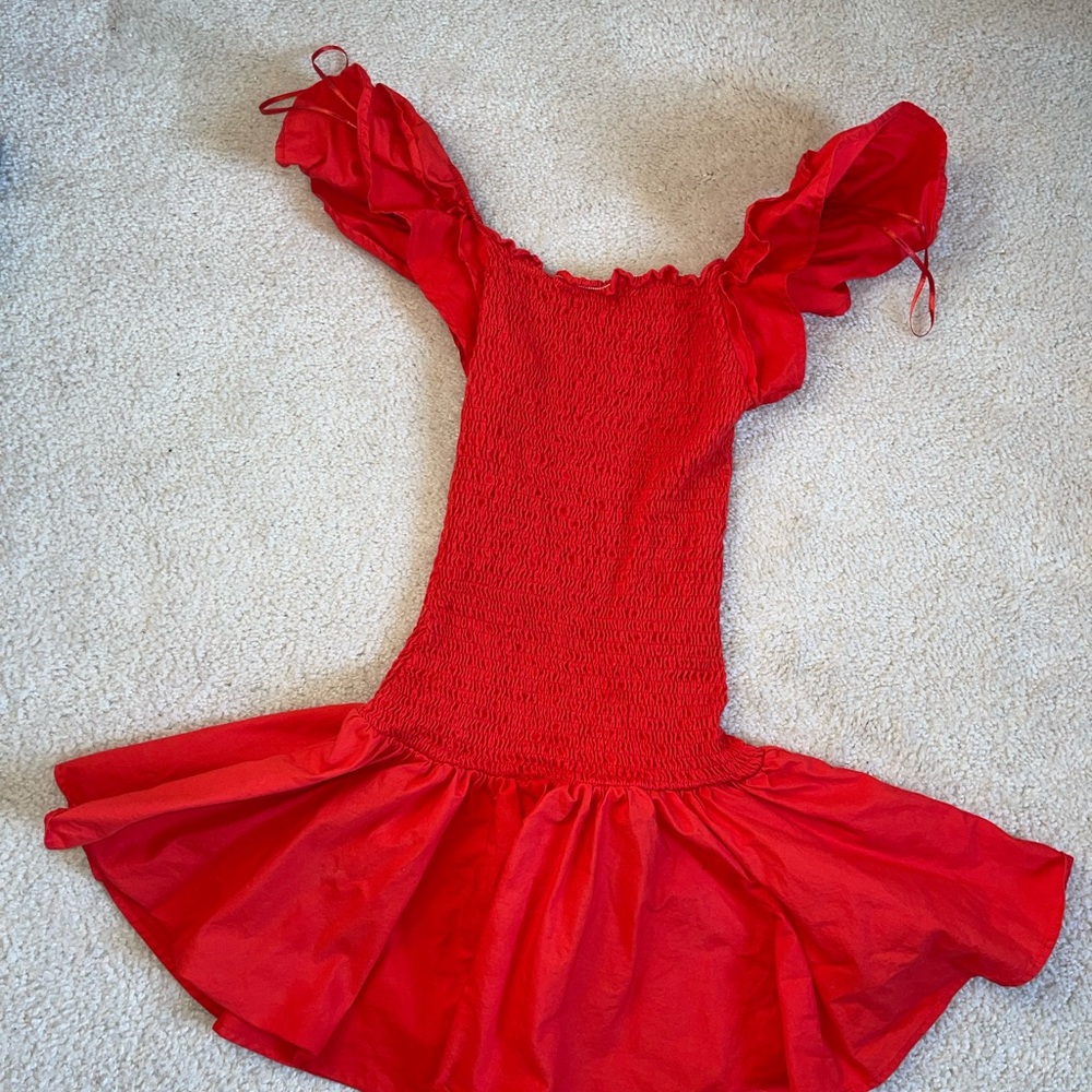 Zara ruffled dress small 1131/835